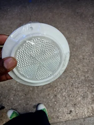 Round Car Reflectors (White Silver)