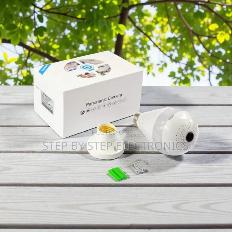 Wifi Bulb Camera 1080p With Colored Night Vision and Alarm Detection