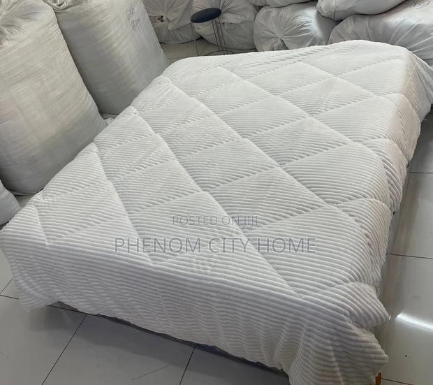 White and Pink Velvet Duvets