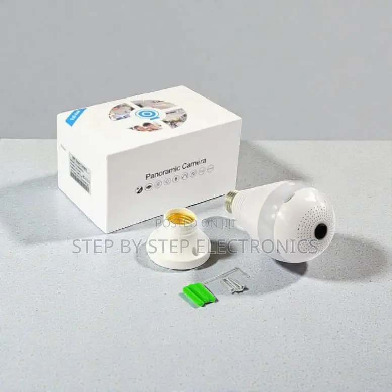Smart Home Wifi Bulb Camera 1080p Full Hd With Instant Alerts