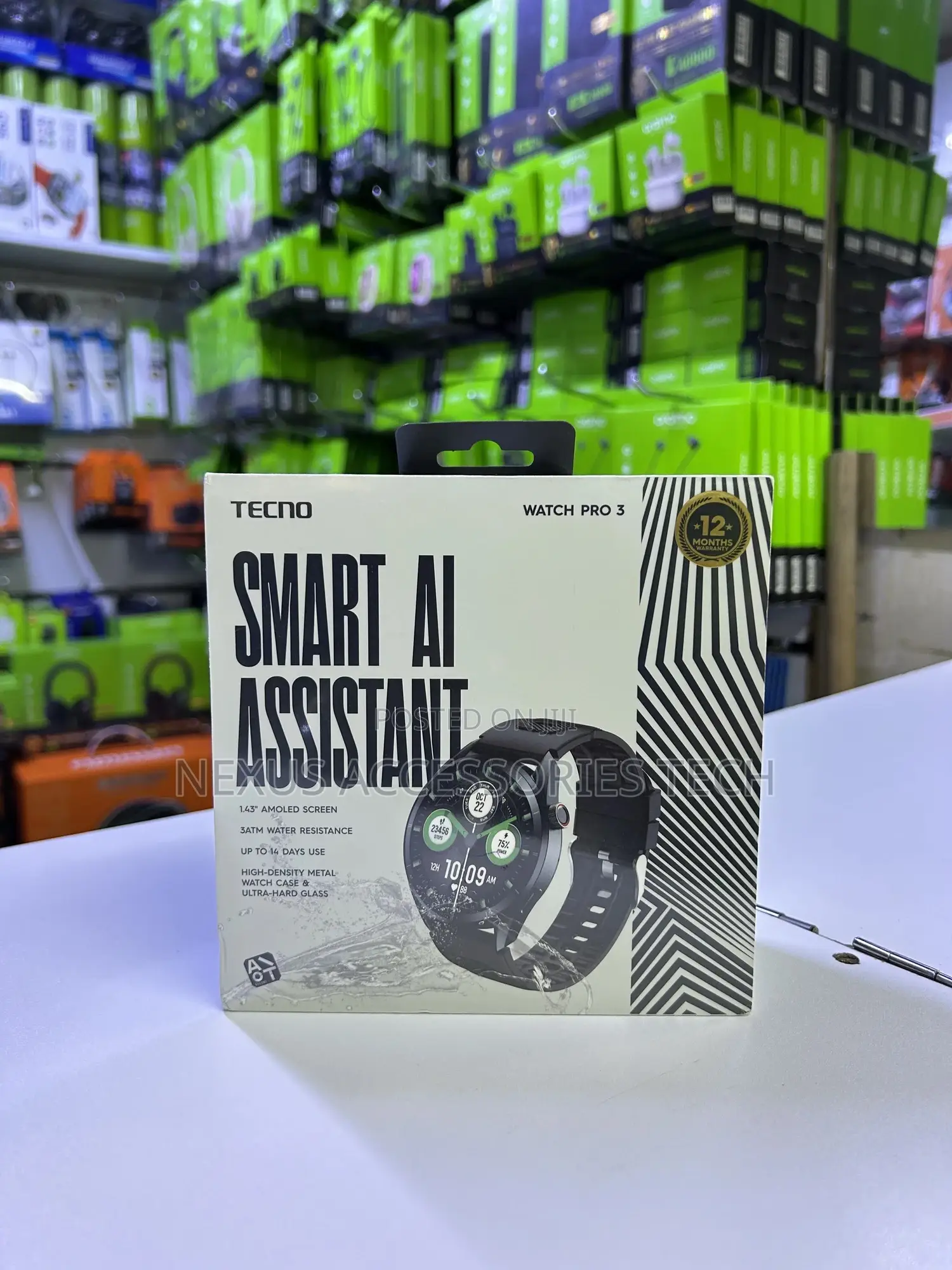 Tecno Watch Pro 3 – Smartwatch With Ai Assistant, Calls Fitness