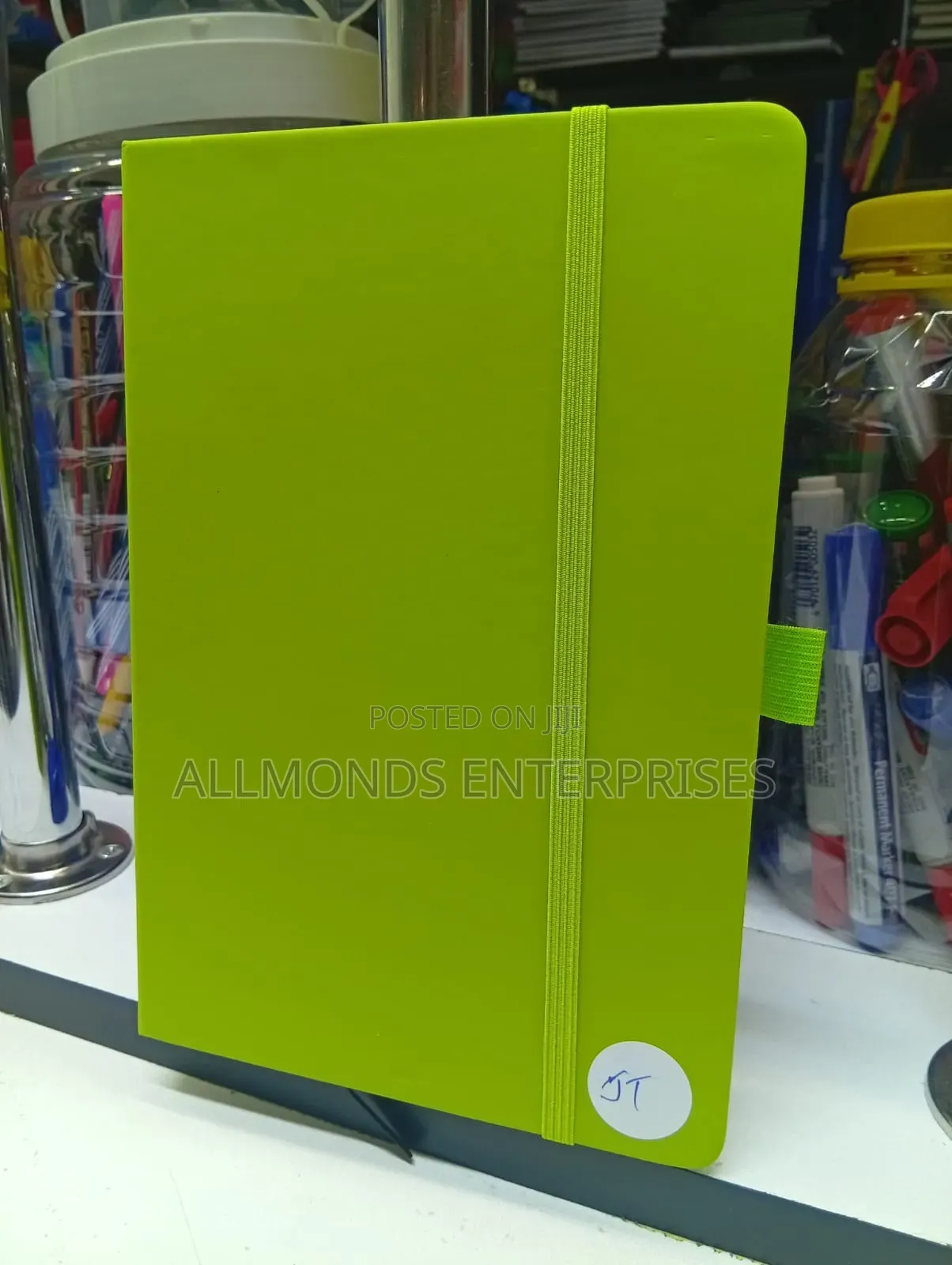 A5 Notebook Green Cover With String