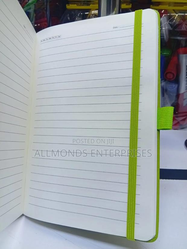 A5 Notebook Green Cover With String - thumbnail 3