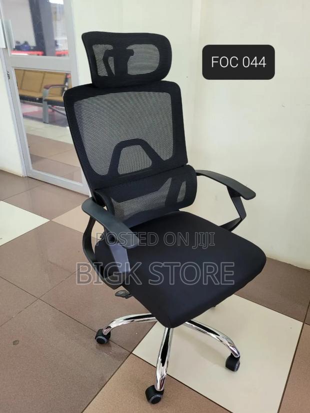 Orthopedic High Back Mesh Office Chair ~ Headrest, Lumbar Office Chair