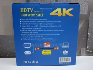 High Speed 4k Hdmi 2.0v Hd Cable Lead Ultra Gold Plated Connectors 15m
