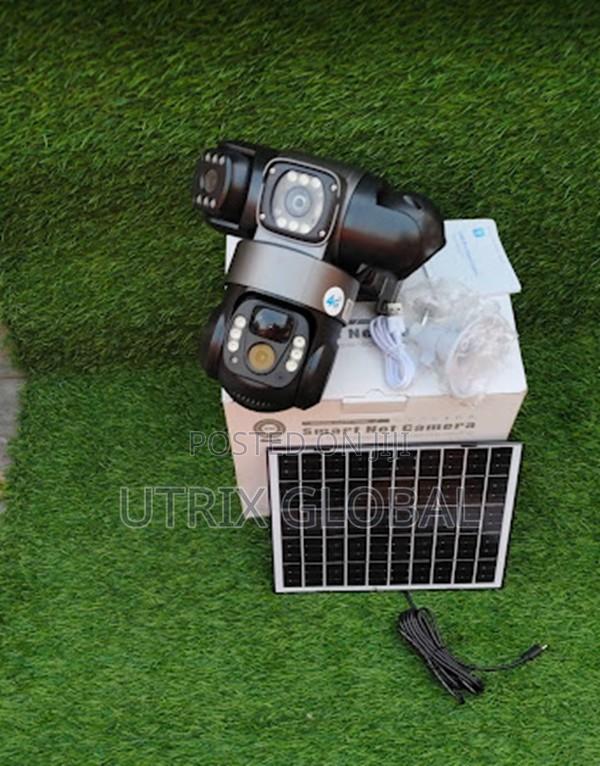 Long Lasting V380 Triple Lens Solar 4g Camera - main view