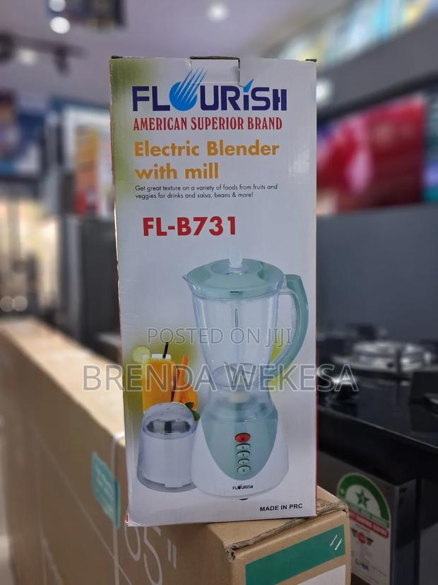 Flourish Electric Blender 1-2 Litres Fl-B731 - thumbnail 3