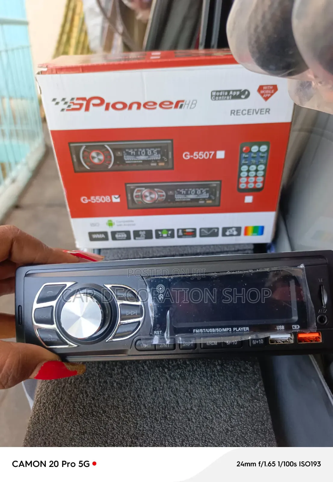 Car Radio Bluetooth Mp3 Player Stereo +Steerin Wheel Remote