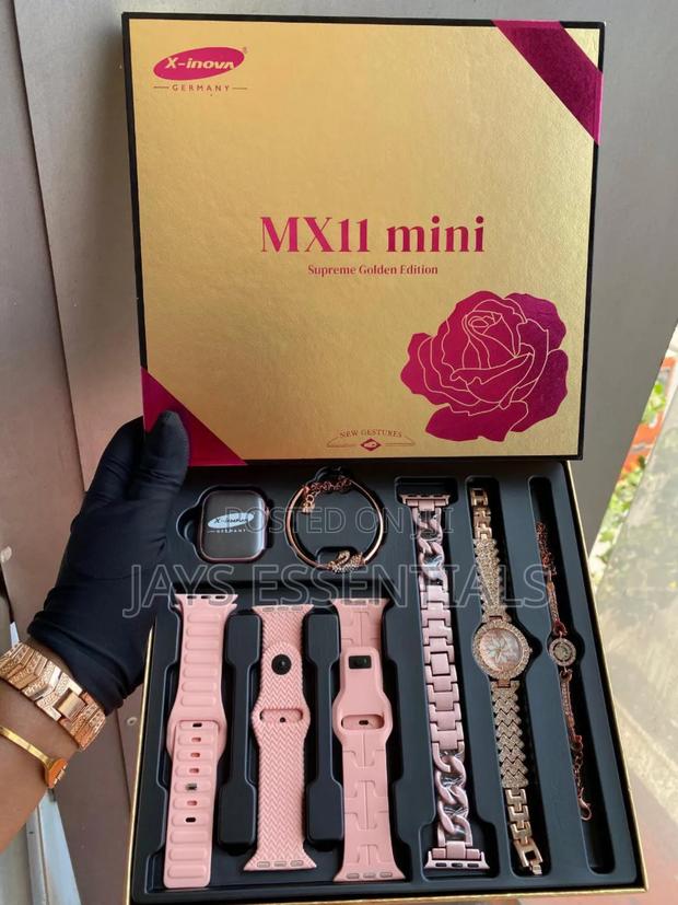 Mx11 Mini Luxerose Valentines Gift Set Smart Watch, Straps Bracelets