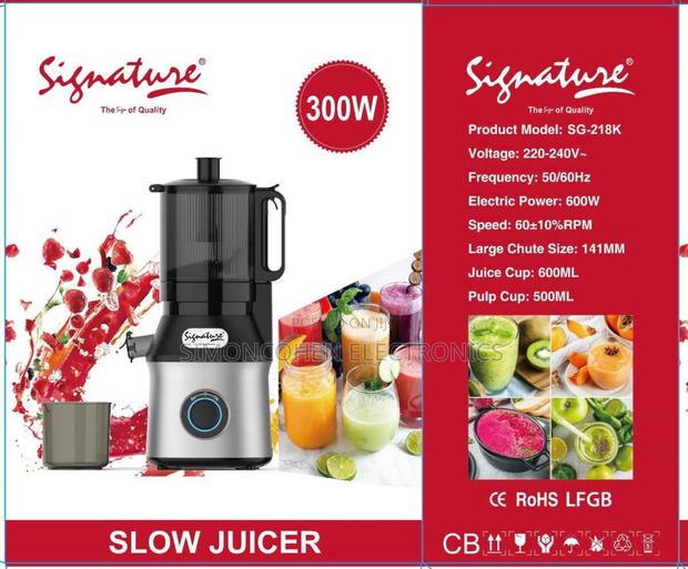 300w Signature Heavy Duty Slow Juicer