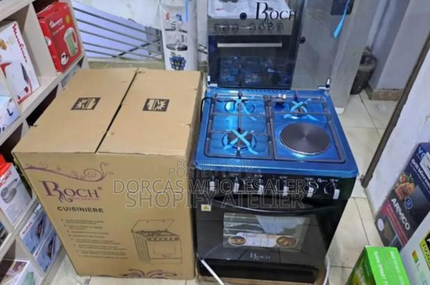 Colour Black-Roch 60×60 Standing 3+1 Cooker - main view