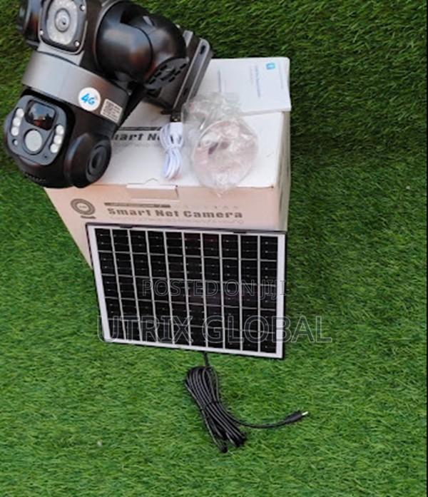 V380 Triple Lens Solar 4g Camera With Ptz Control - main view