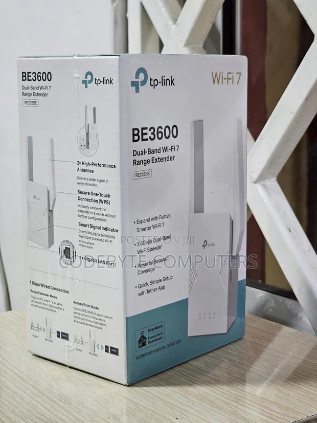 Tp-lin Re225be Be3600 Dual-band Wi-fi 7 Range Extender