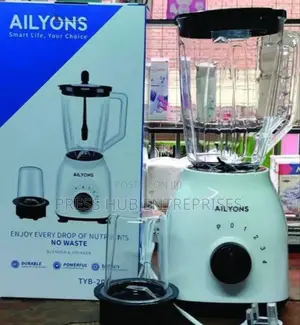 Ailyons 2-in-1 Blender With a Grinder Attachment.
