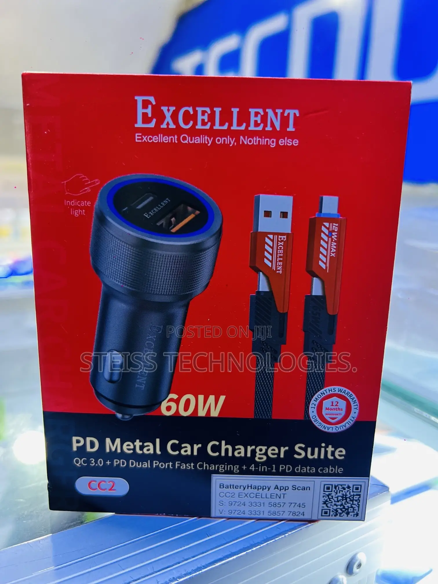 Excellent 60w Pd Car Charger