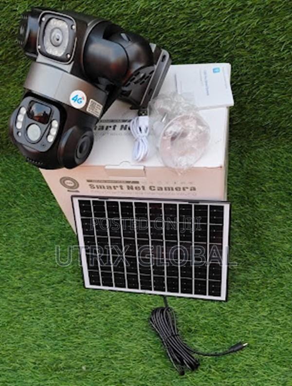 V380 4g Solar Triple Lens Camera With Remote Viewing - main view