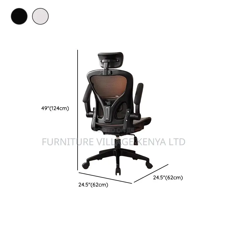 Office Chairs| High Back Ergonomic Chairs With Flip Arms
