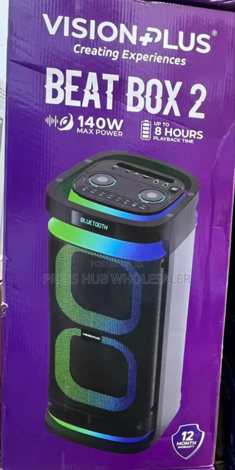 Vision Plus Beat Box 2 Portable Speaker.* 