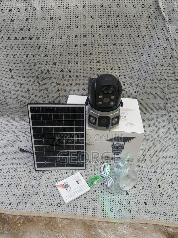 V380 Pro Solar Dual CCTV Outdoor 4g Camera Solar Powered