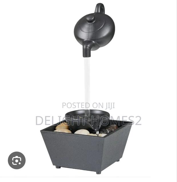 Led Fountain Floating Teapot Water With Stones_cej