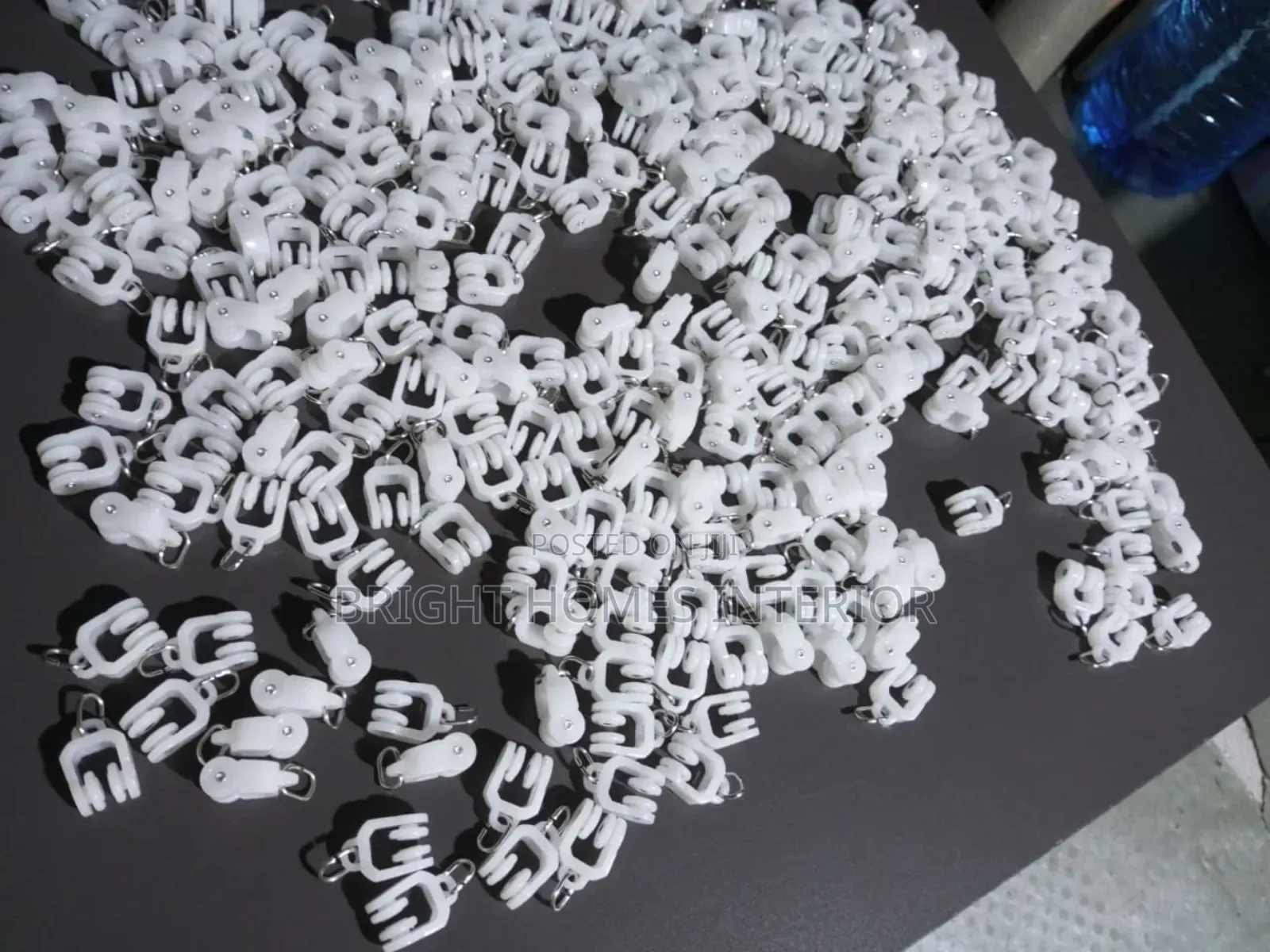 Bendable Curtain Rails Runners White Runners