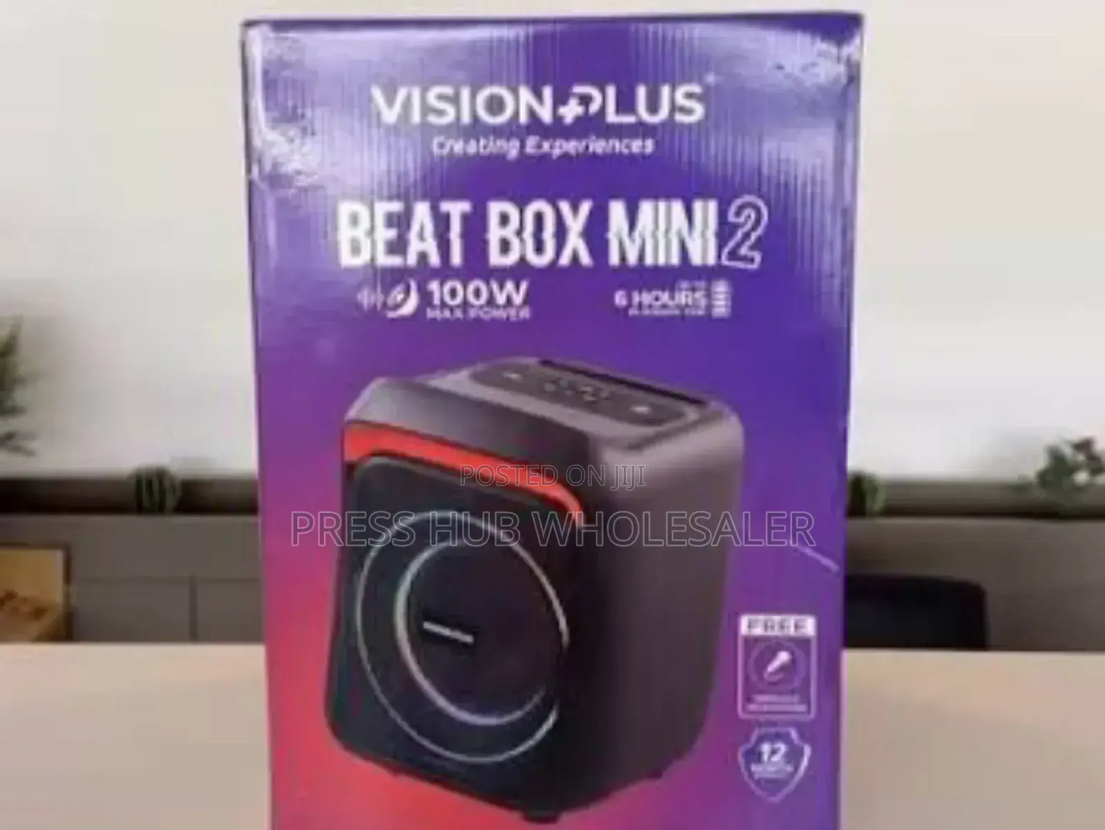 Vision Plus Beatbox Mini Portable Bluetooth Speaker* 