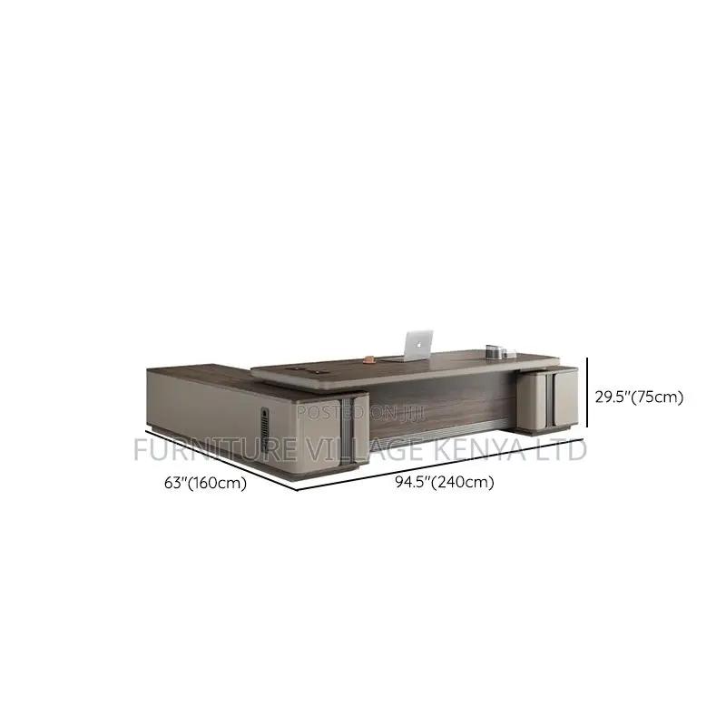 Office Desks| 240cm L-shaped Executive Office Table