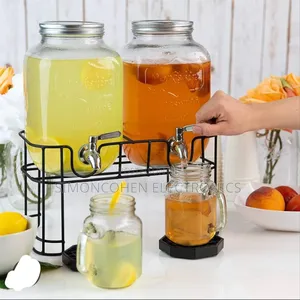 2 In 1 Glass Juice Dispenser 8l(4l+4l)