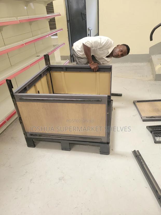 Premium Supermarket Display Platform With Storage - thumbnail 3