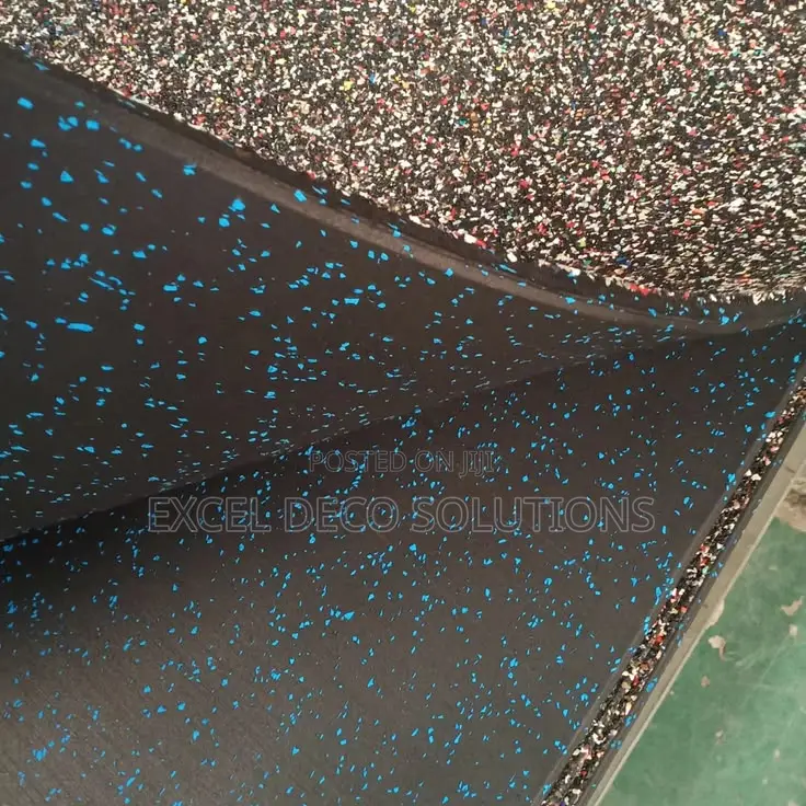 Speckled Rubber Gym Mat – Heavy Duty Gym Flooring