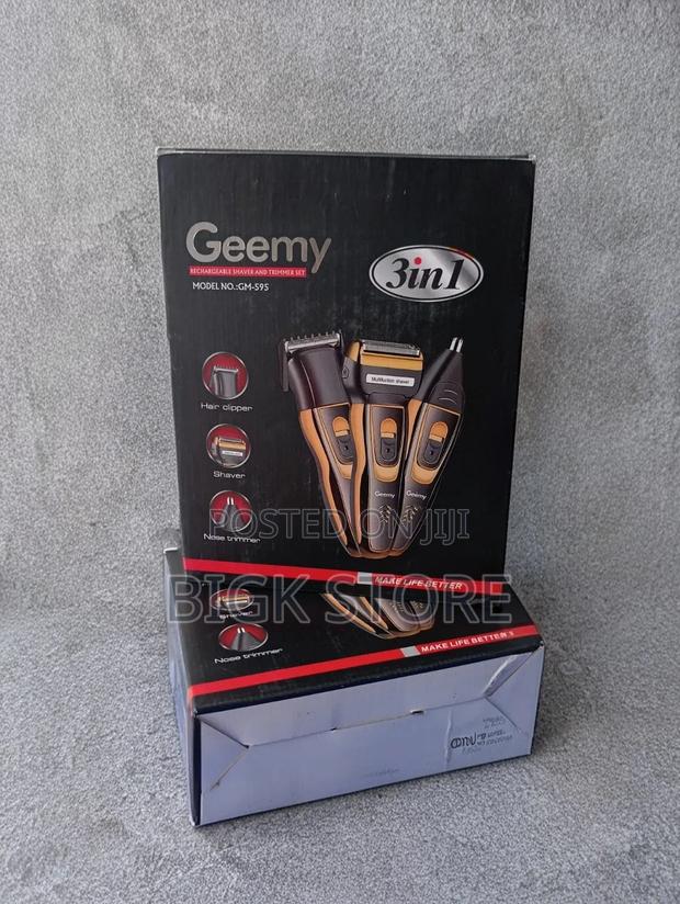 Geemy 3in1 Shaver With 3 Detachable Heads