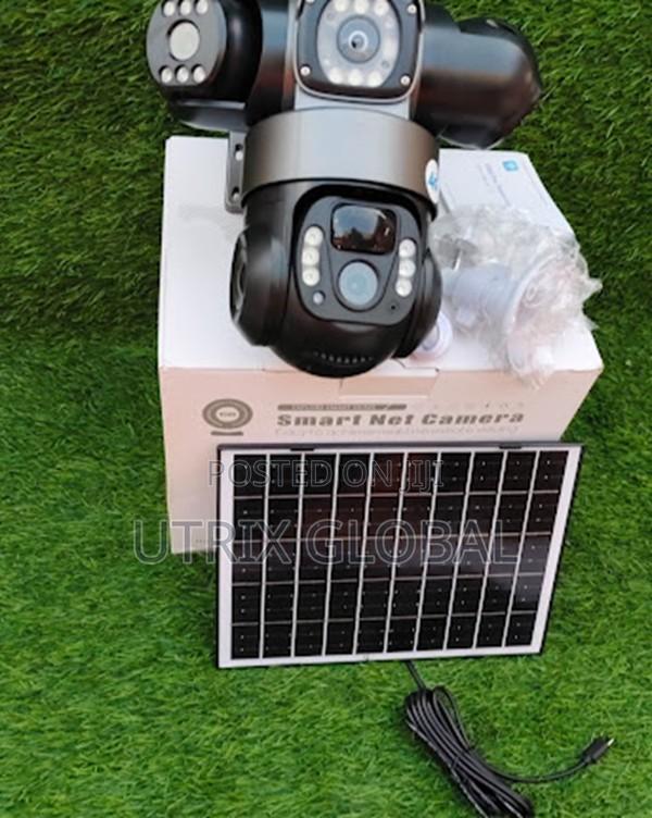 V380 4g Solar Triple Lens Camera With Remote Viewing - main view