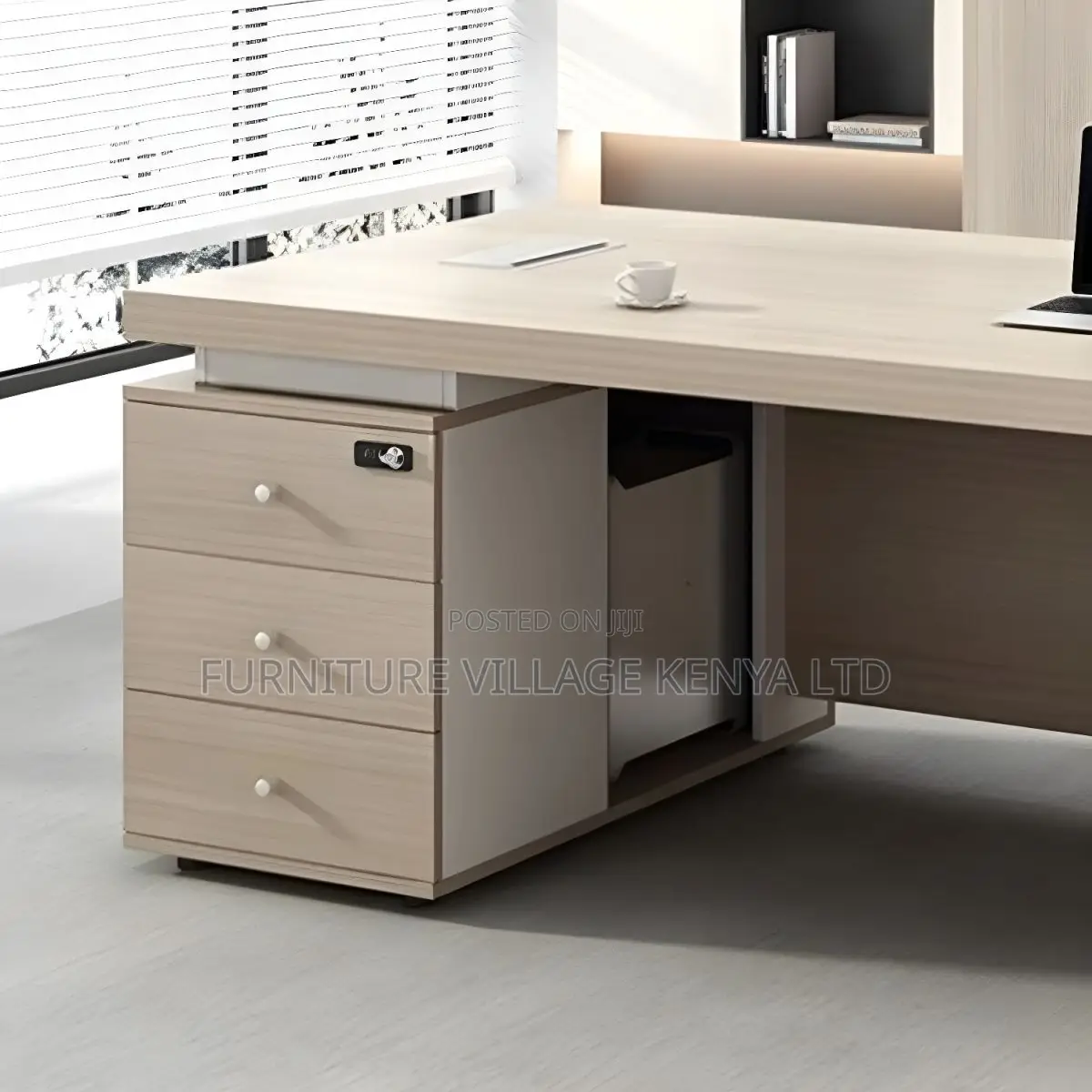 140cm Executive Desk| Executive Desk With 3 Locking Drawers For Office