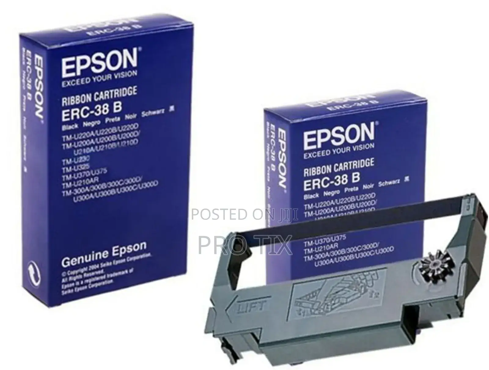 Epson Erc 38b Black Ribbon Cartridge