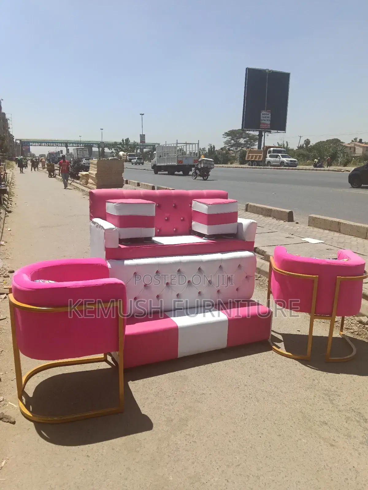 2 Styling Chairs Plus Pedicure Two in One