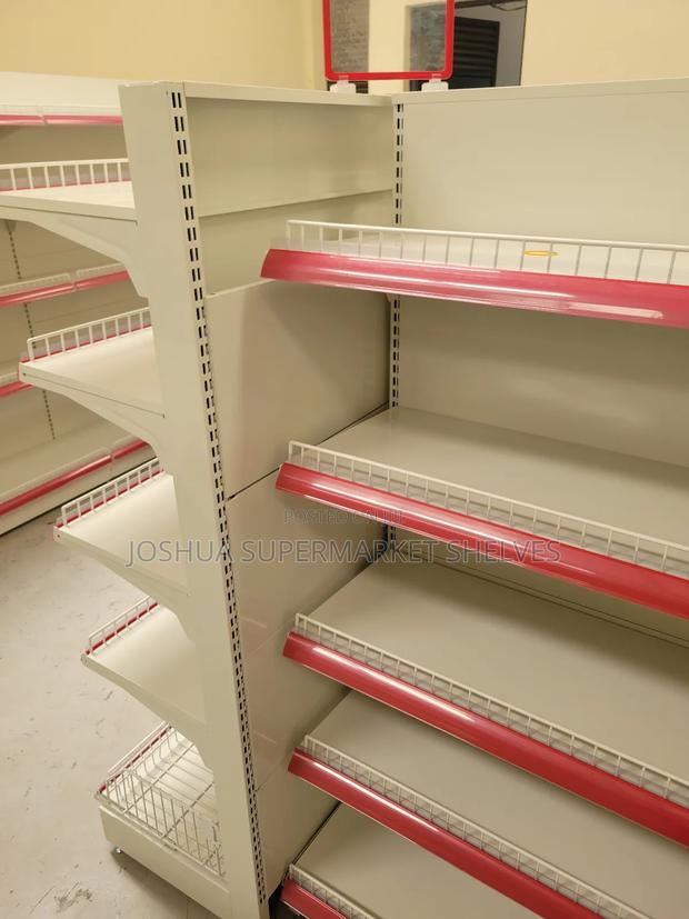 Double-Sided Gondola Supermarket Shelves