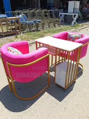 2 Styling Chairs Plus a Table