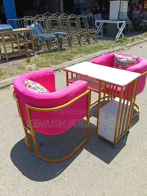 2 Styling Chairs Plus a Table