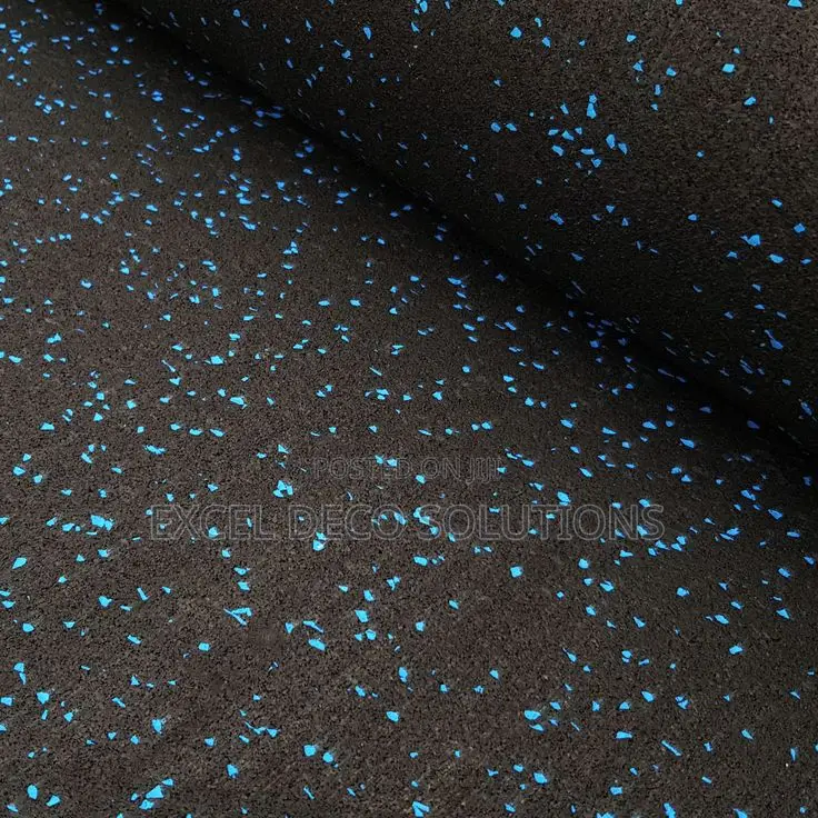 Speckled Rubber Gym Mat – Heavy Traffic Gym Flooring