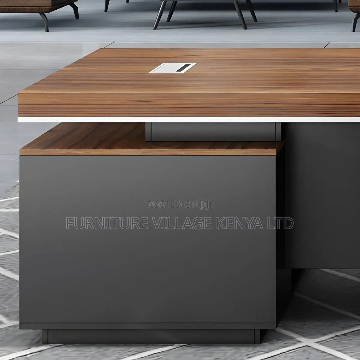 Office Tables| 1.8 Meters L-shaped Executive Office Desk