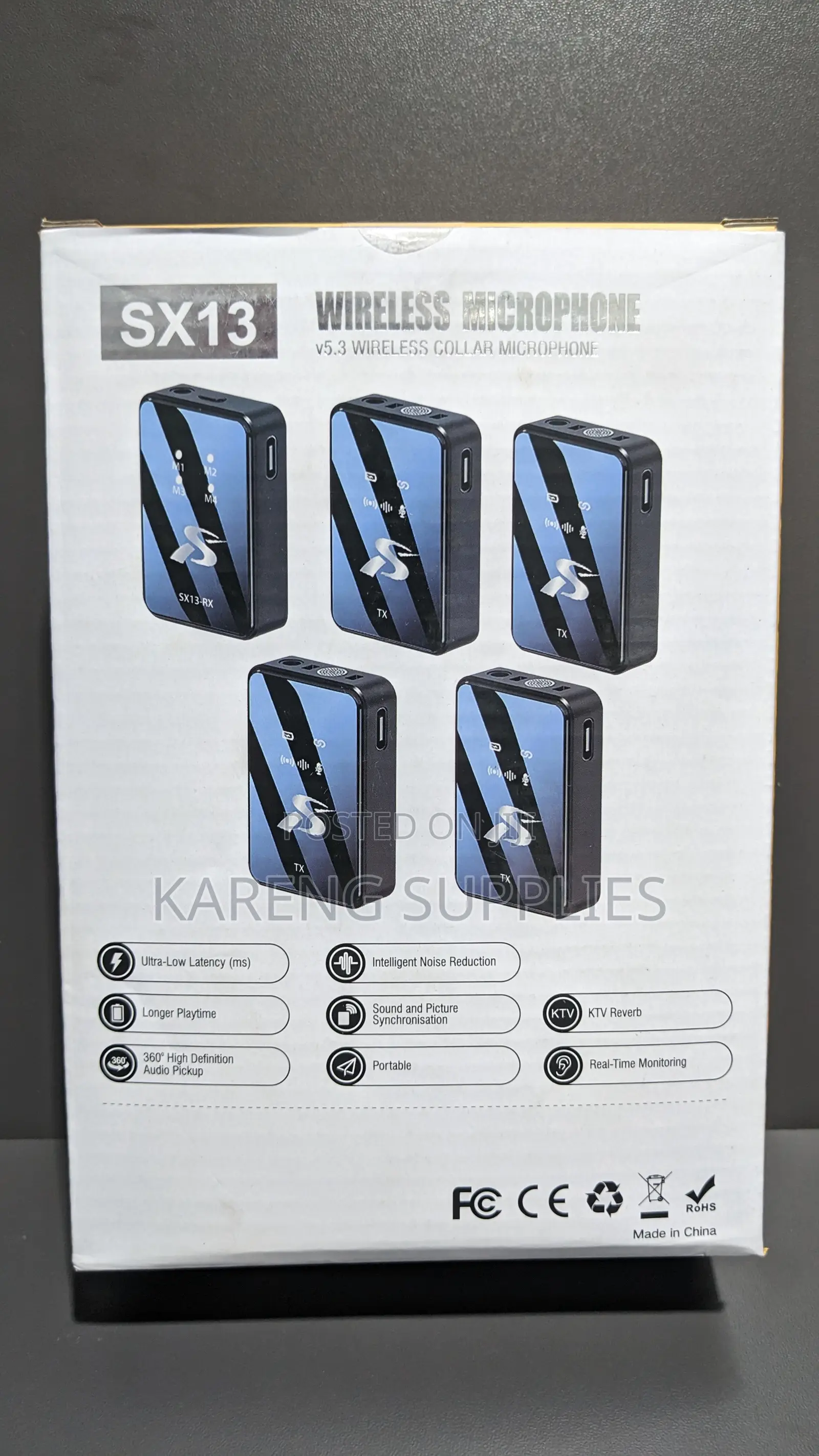 Sx13 Wireless Microphone 1 by 3