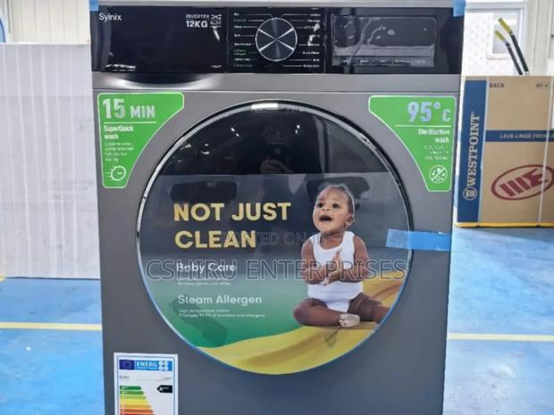 Syinix Washing Machine Frontload Wash Dry 10/7kg
