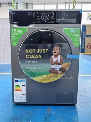 Syinix Washing Machine Frontload 
Wash Spin 12kg