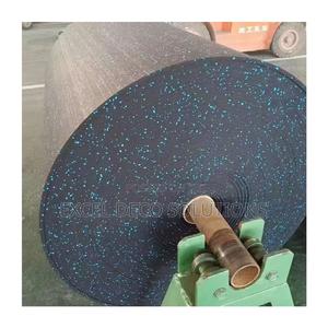 Speckled Rubber Gym Mat – Weight Training Flooring - main view