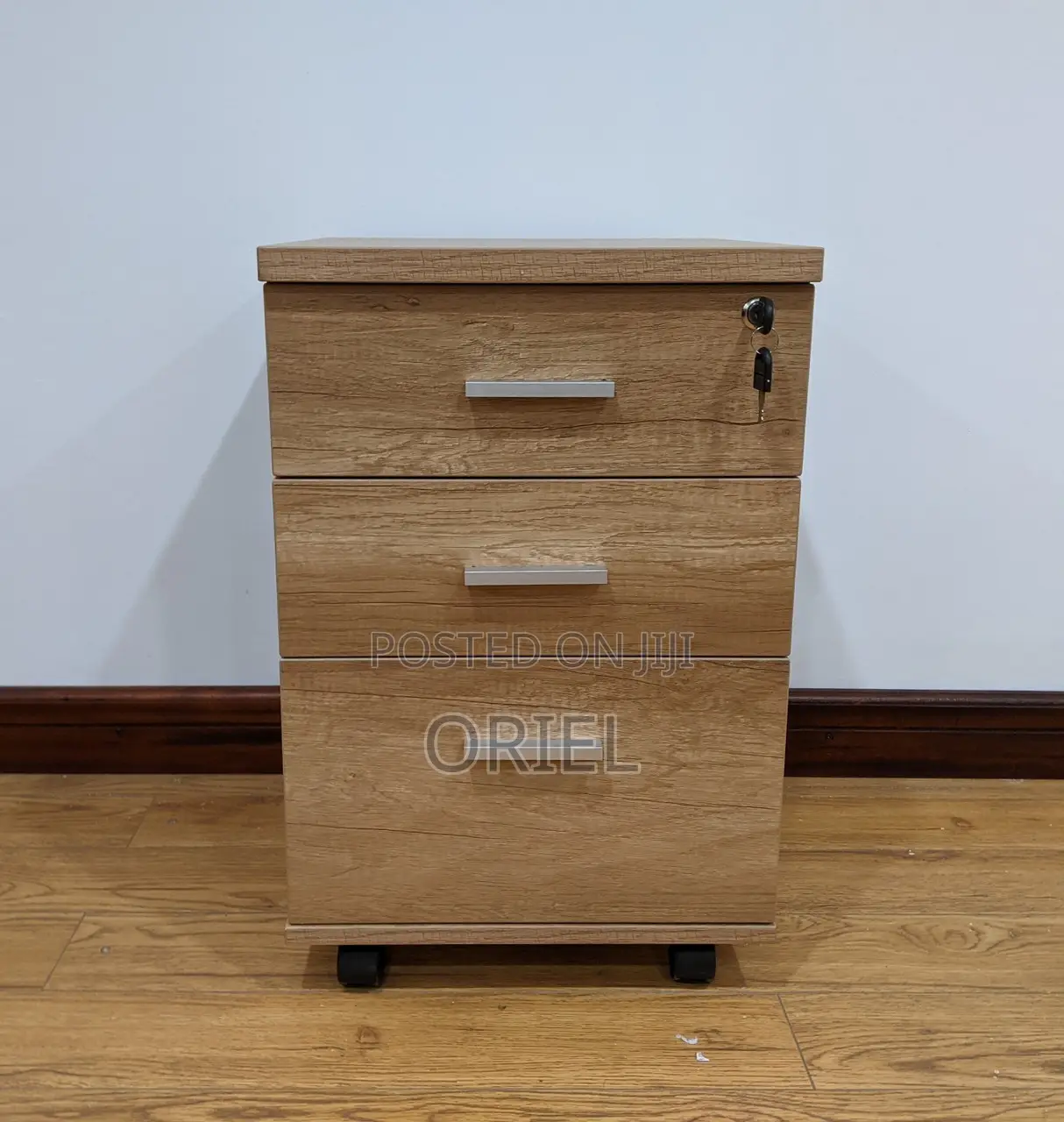 3-Drawer Pedestal Cabinet