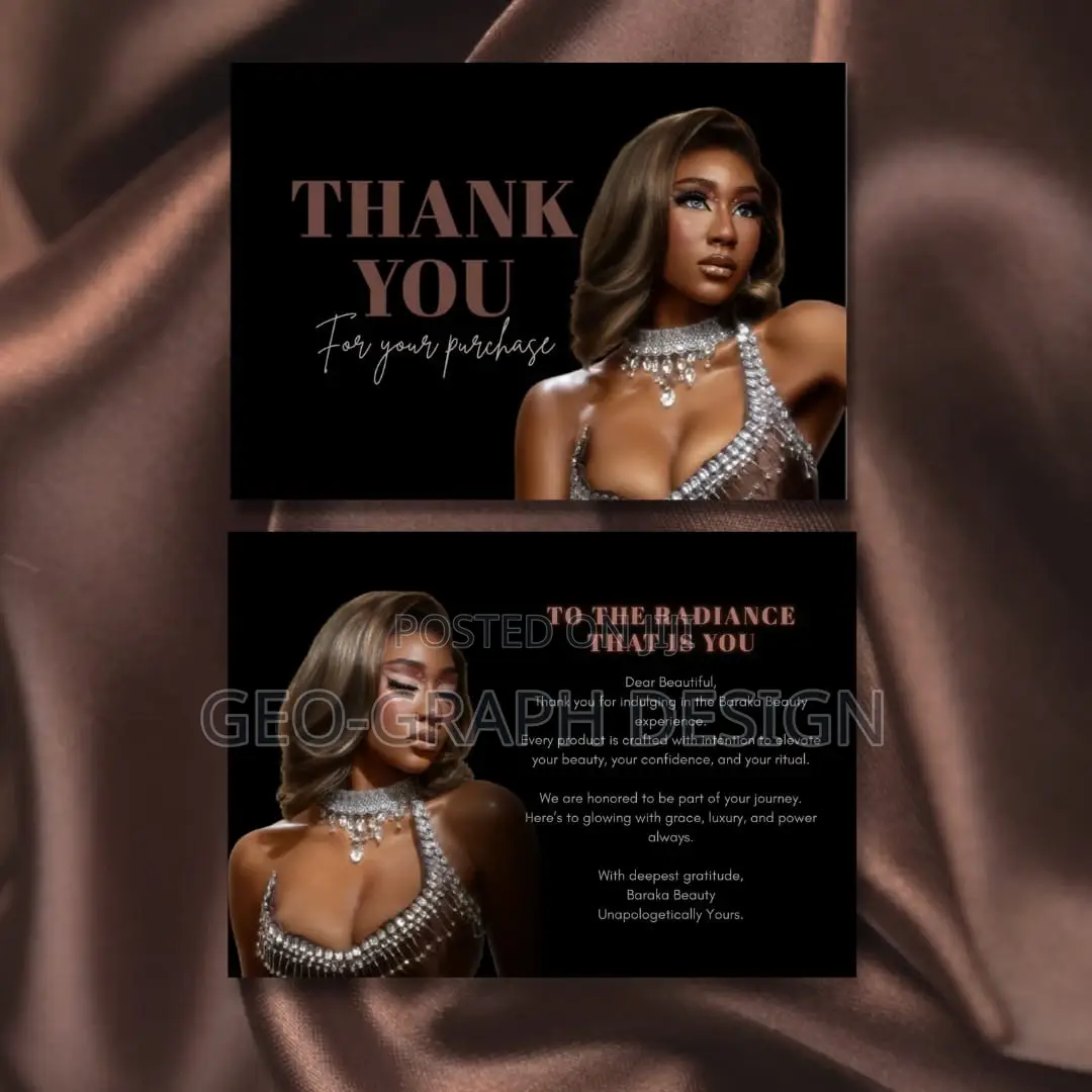 Modern Thank You Card Designs
