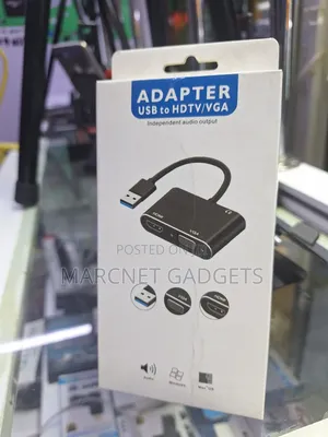 Usb to Vga+ Hdmi Converter Plug and Play