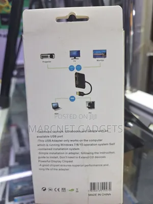 Usb to Vga+ Hdmi Converter Plug and Play