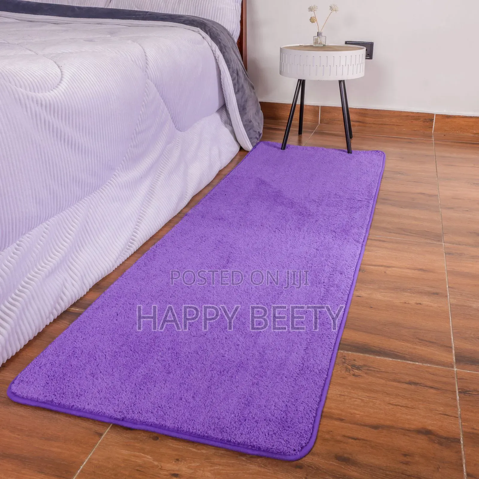 Non Slip Absorbent Bedside Mat Soft Luxurious 60*180 Cm