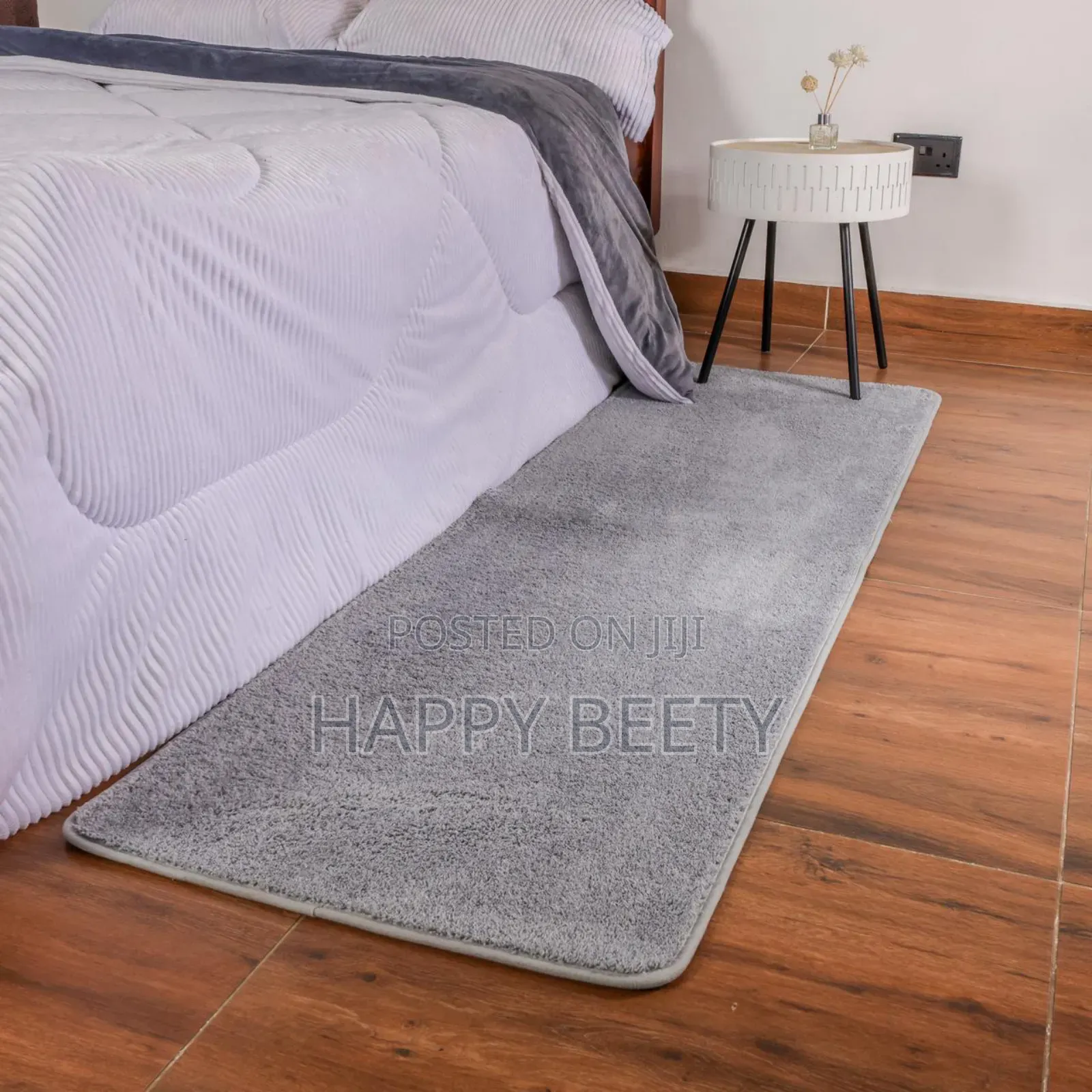 Non Slip Absorbent Bedside Mat Soft Luxurious 60*180 Cm